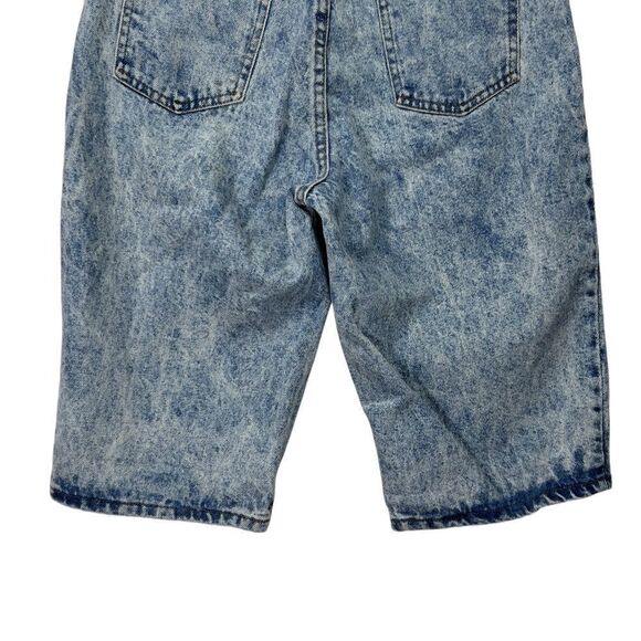1980's acid wash Dirty Dancing brand bermuda high-waisted shorts 9/10 - Picture 11 of 15
